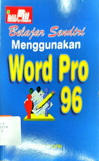 Belajar sendiri menggunakan Word Pro 96