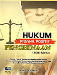 HUKUM PIDANA POSITIF PENGHINAAN
