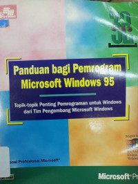 Panduan Bagi Pemrograman Microsoft Windows 95