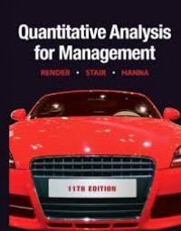 Quantitative Analysis for Management, 11th edition